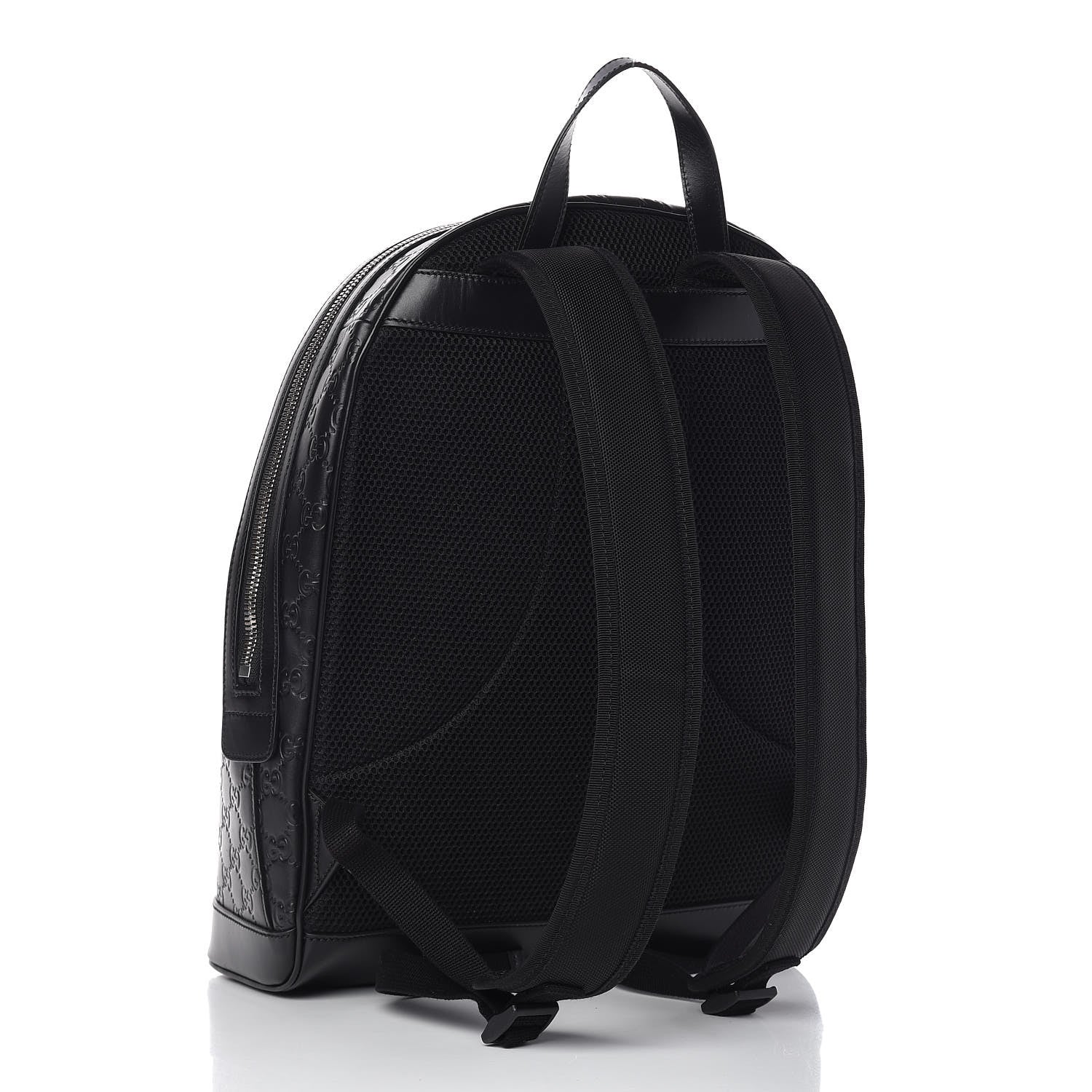 Gucci Guccissima Signature Day Backpack Black 3 of 10