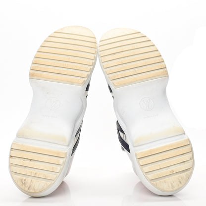 Louis Vuitton Calfskin Technical Nylon LV Archlight Sneaker 39 White Blue Pink 5 of 7
