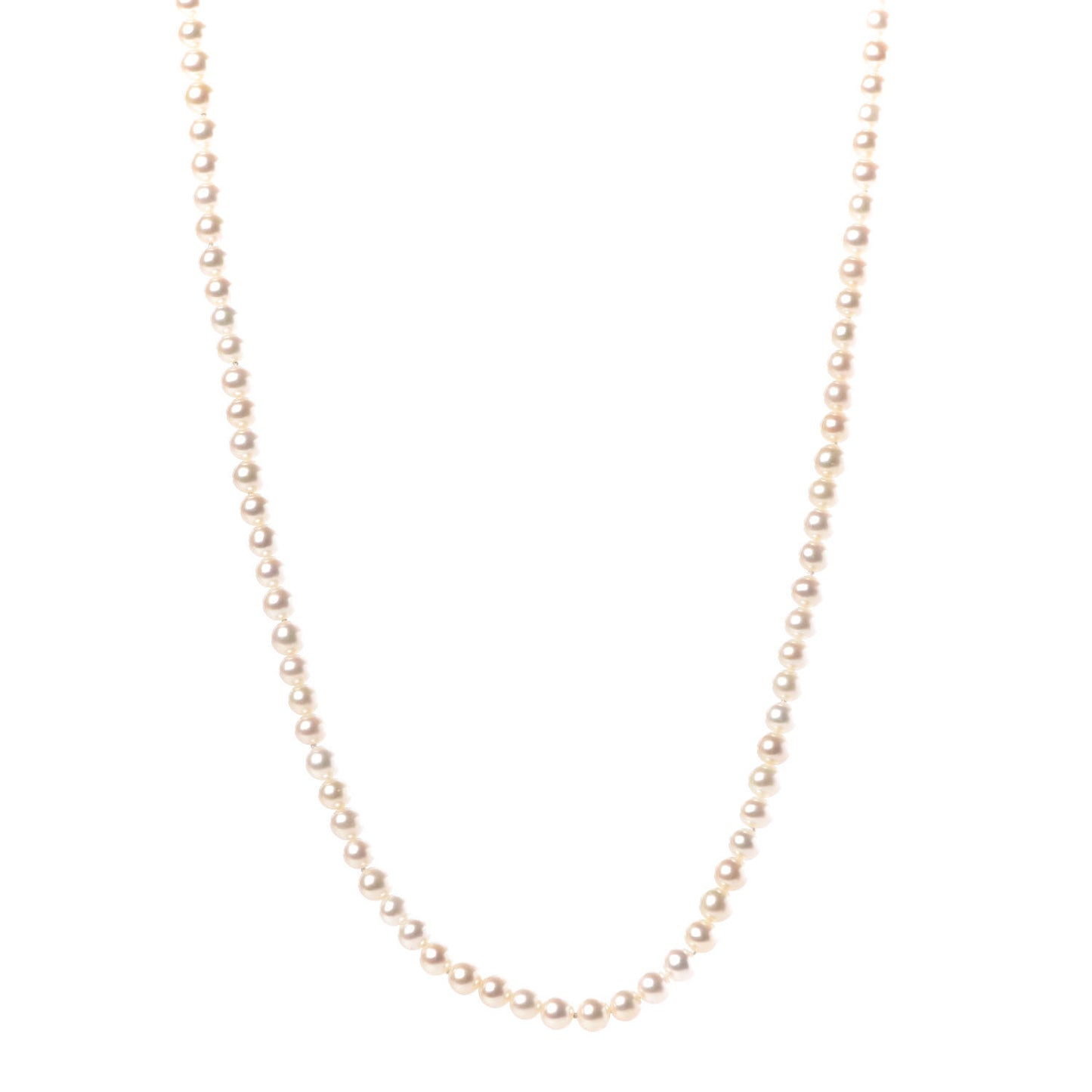Sterling Silver Freshwater Pearl 5-6mm Ziegfeld Necklace