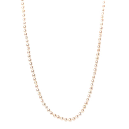 Tiffany Sterling Silver Freshwater Pearl 5-6mm Ziegfeld Necklace 1 of 6