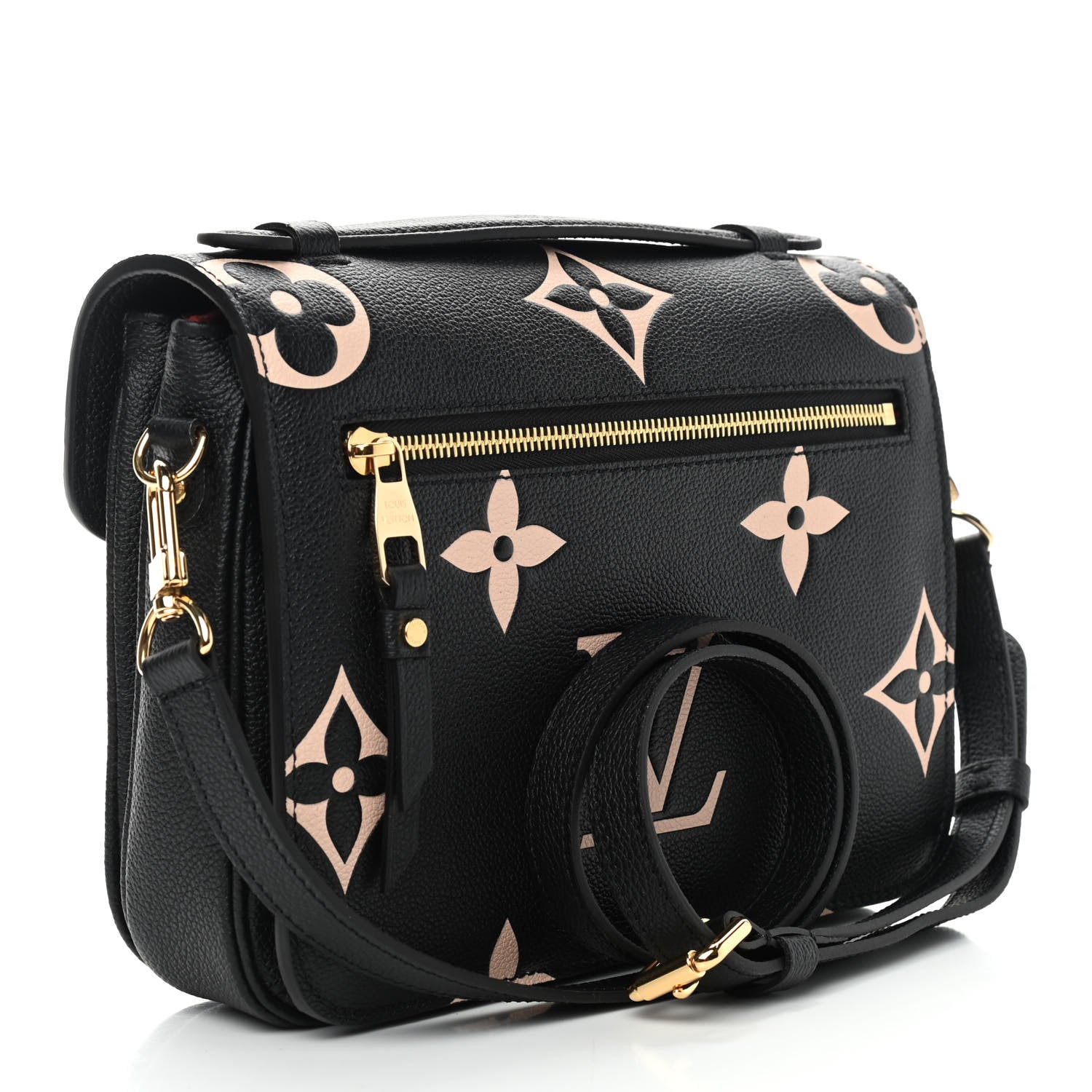 Louis Vuitton Empreinte Monogram Giant Pochette Metis Black Beige 3 of 9