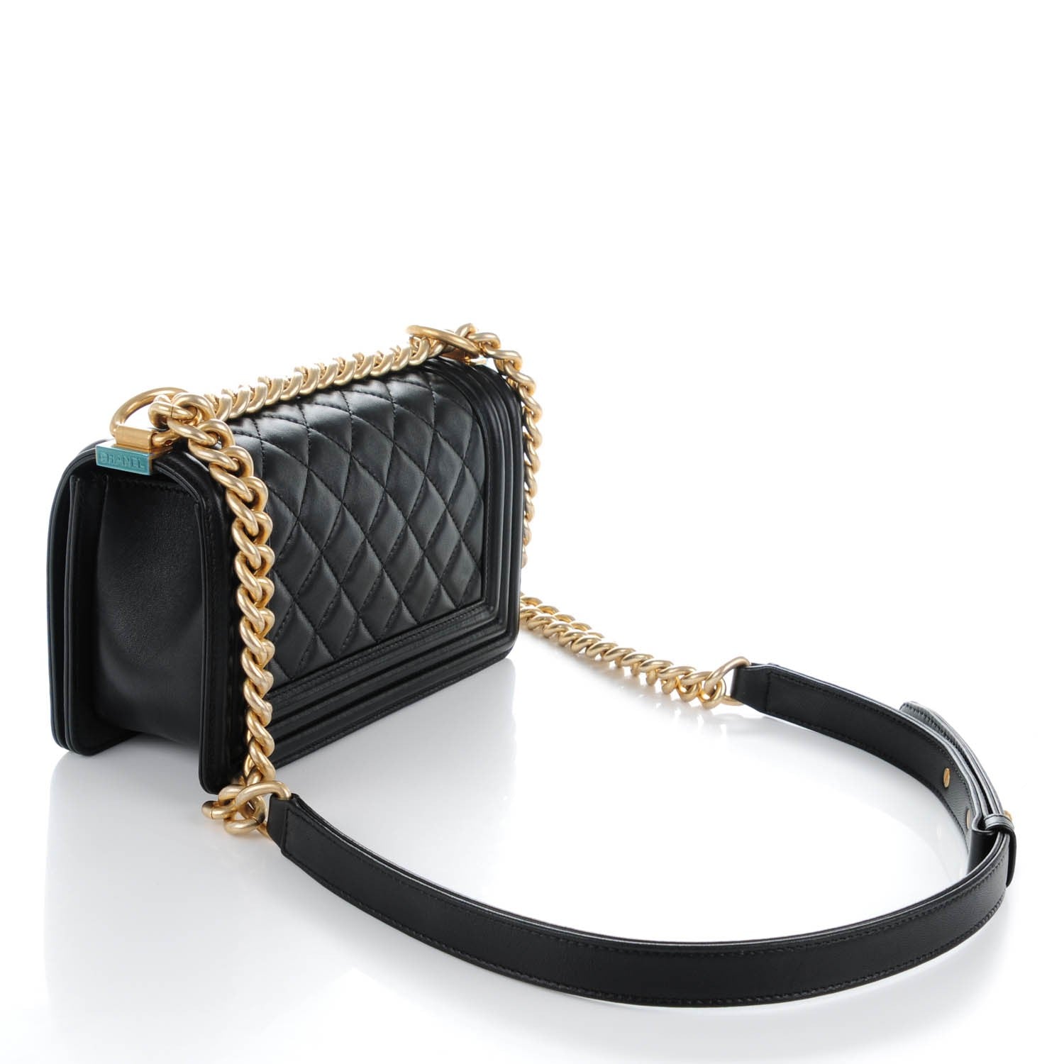 Chanel Lambskin Quilted Small Boy Flap Black 3 of 7