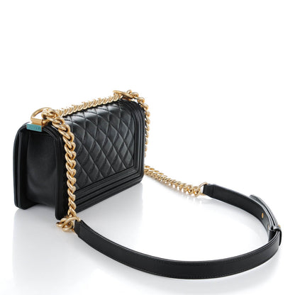 Chanel Lambskin Quilted Small Boy Flap Black 3 of 7