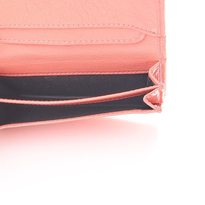 Balenciaga Agneau Classic Hardware Card Case Rose Azalee 6 of 13