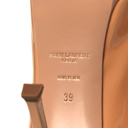 Saint Laurent Patent Tribtoo 80 Platform Pump 39 Nude 8 of 9