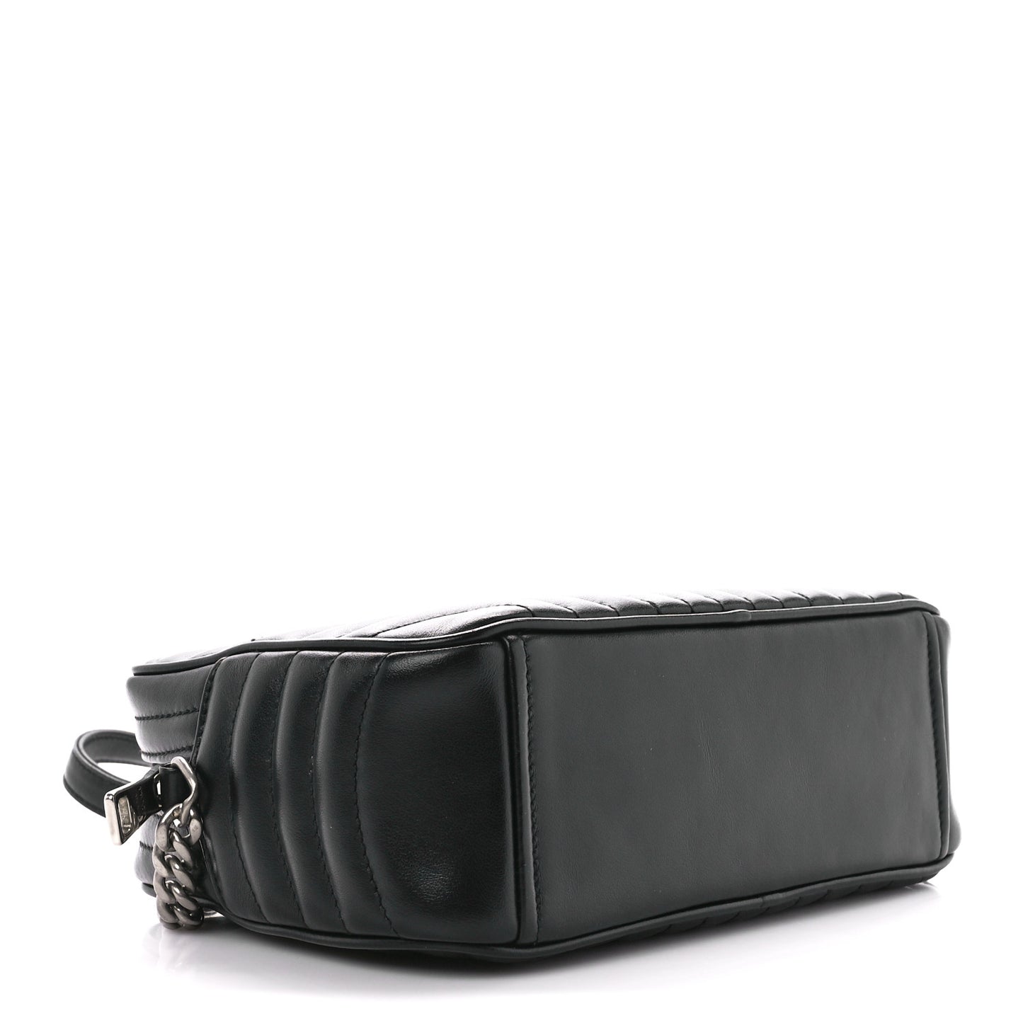 Soft Calfskin Diagramme Camera Bag Black