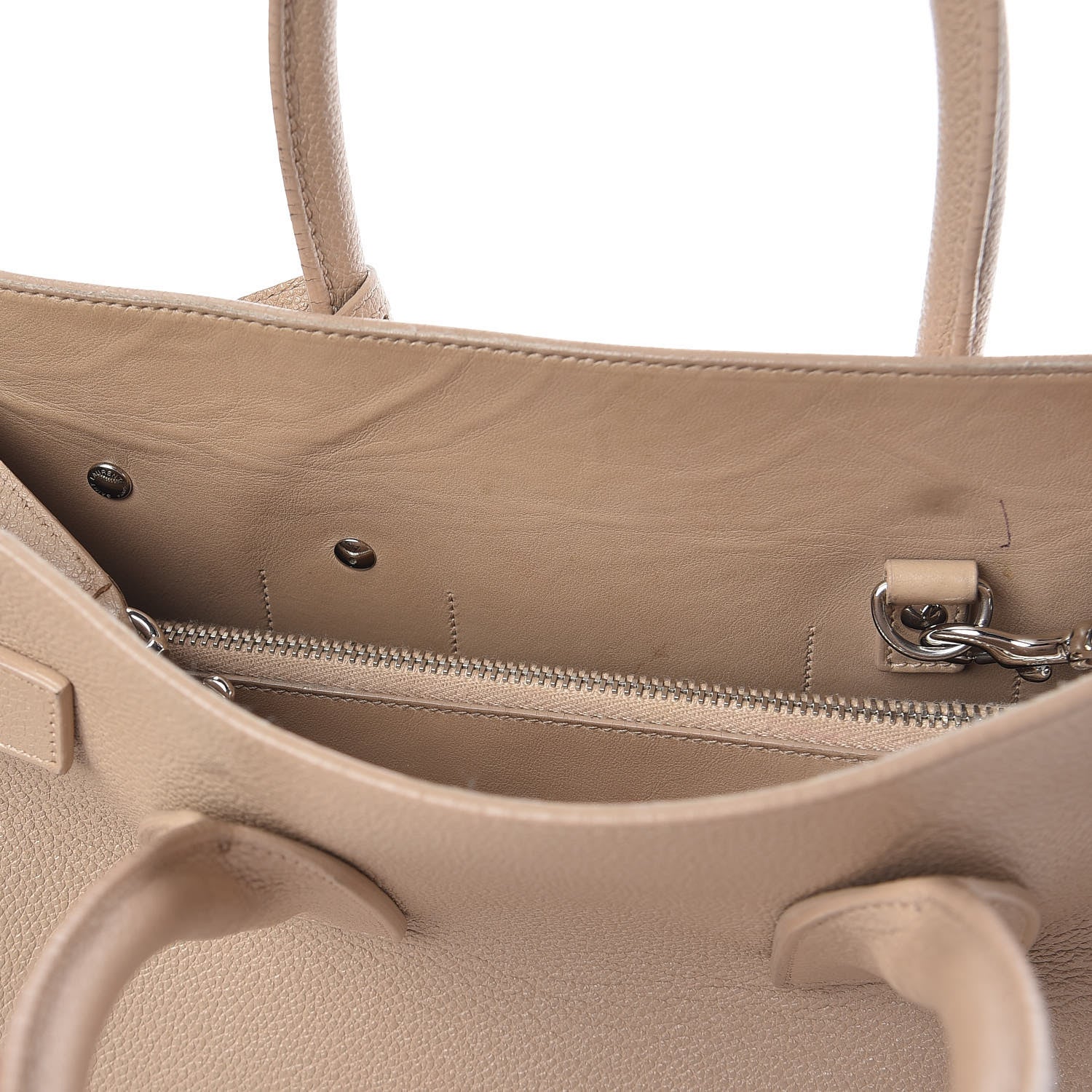 Saint Laurent Grained Calfskin Small Sac De Jour Nude Powder 19 of 37