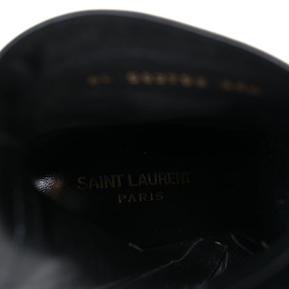 Saint Laurent Nappa Vendome Opyum 110 Ankle Boots 39.5 Black 9 of 10