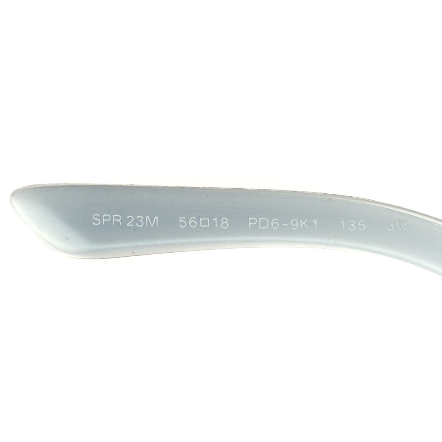 Acetate Square Sunglasses SPR 23M Transparent Blue