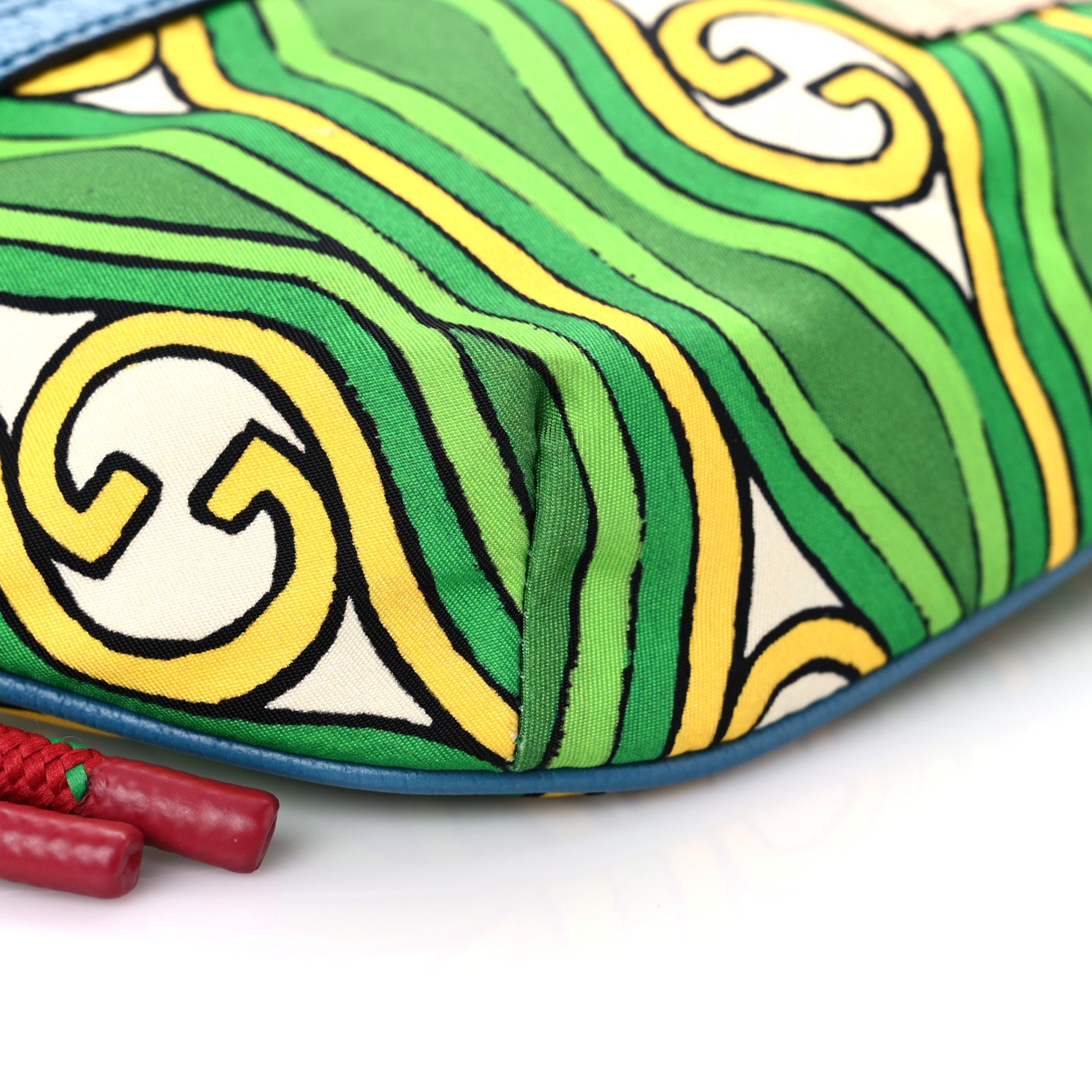 Gucci X THE NORTH FACE Econyl Nylon Belt Bag Green 10 of 15