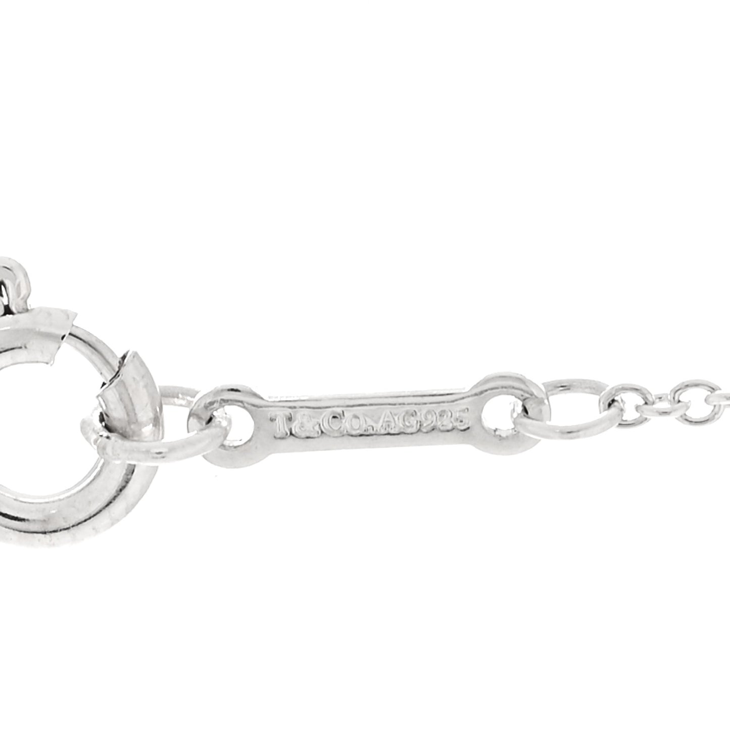 Sterling Silver Diamond Paloma Picasso Loving Heart Necklace