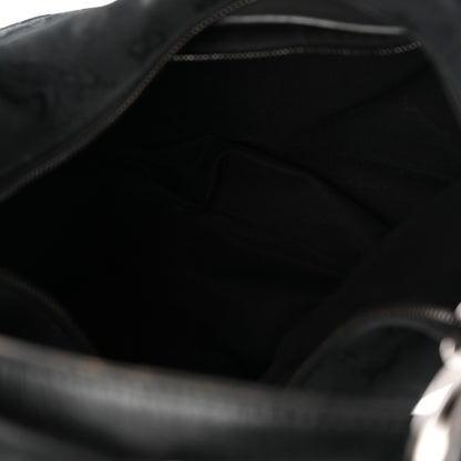 Gucci Monogram Medium Horsebit Chain Hobo Black 5 of 13