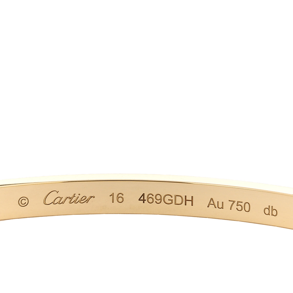 Cartier 18K Yellow Gold 6 Diamond Small LOVE Bracelet 16 4 of 7