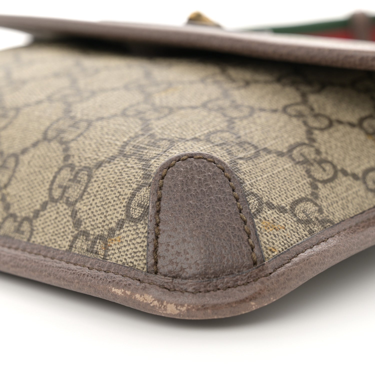 Gucci GG Supreme Monogram Neo Vintage Web Belt Bag Brown 10 of 13