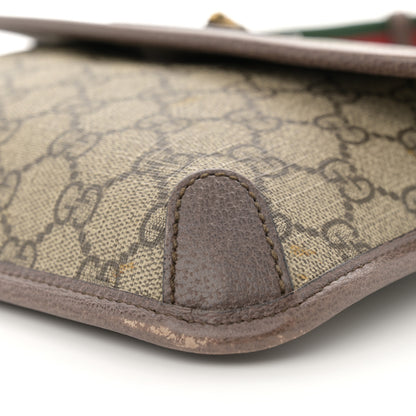 Gucci GG Supreme Monogram Neo Vintage Web Belt Bag Brown 10 of 13