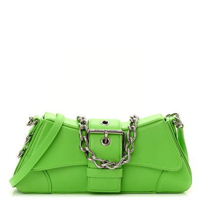 Balenciaga Smooth Calfskin Small Lindsay Shoulder Bag Acid Green 1 of 10