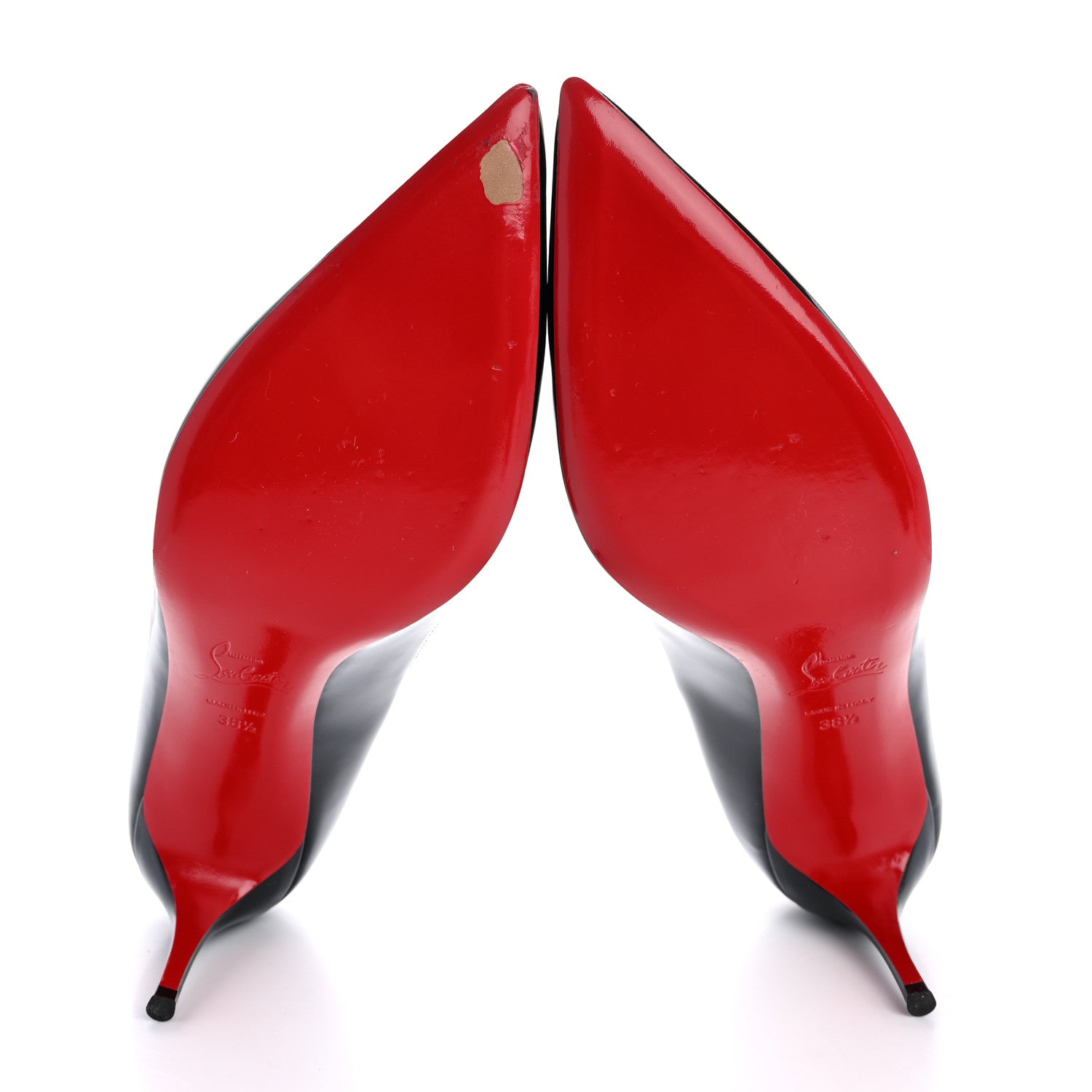 Christian Louboutin Patent Kate 70 Pumps 38.5 Black 6 of 13