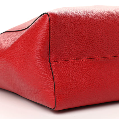 Gucci Dollar Calfskin Medium Swing Tote Red 9 of 11