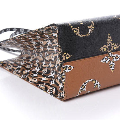 Louis Vuitton Monogram Giant Jungle Onthego GM Black 6 of 10