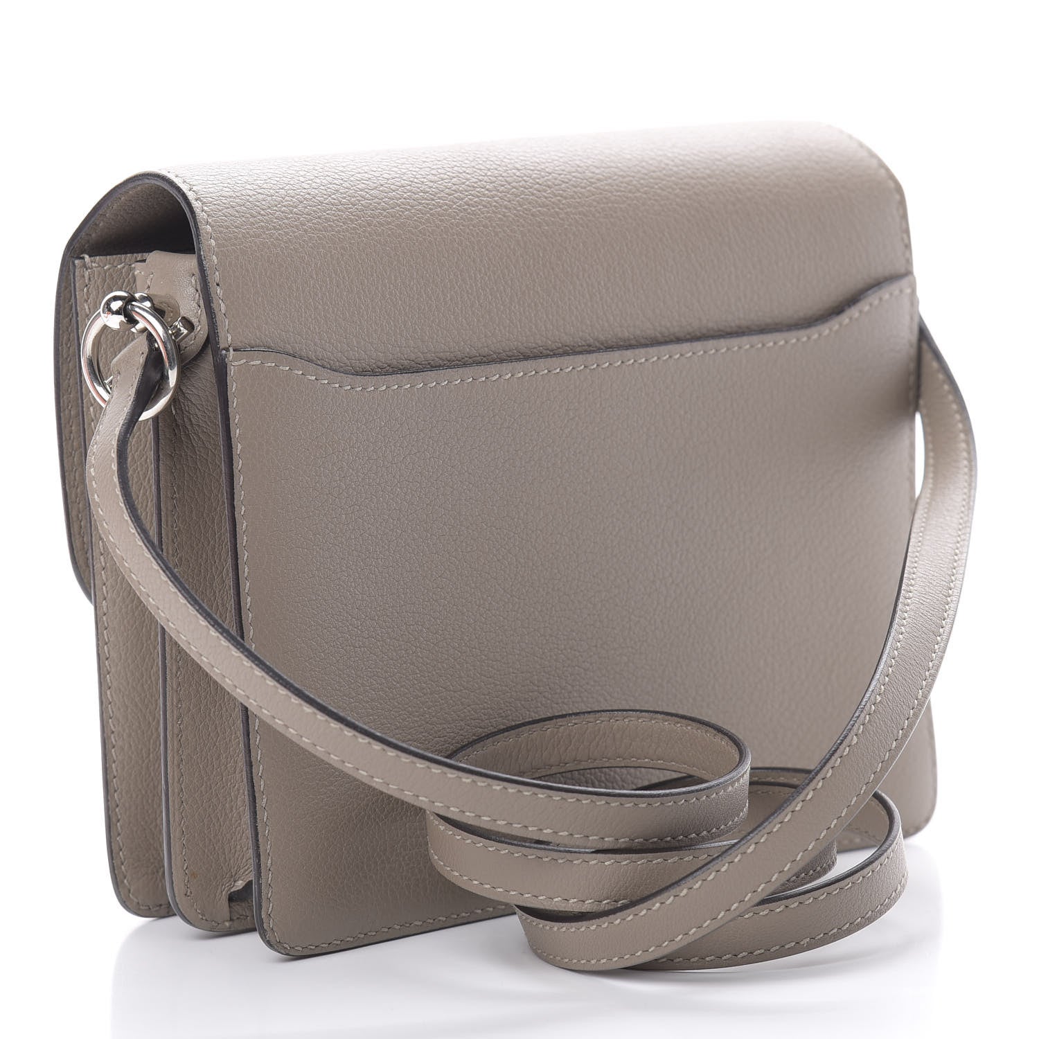 Hermes Evercolor Mini Sac Roulis Gris Asphalt 3 of 13