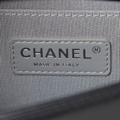 Chanel Calfskin Double Stitch Small Boy Flap Black 6 of 13