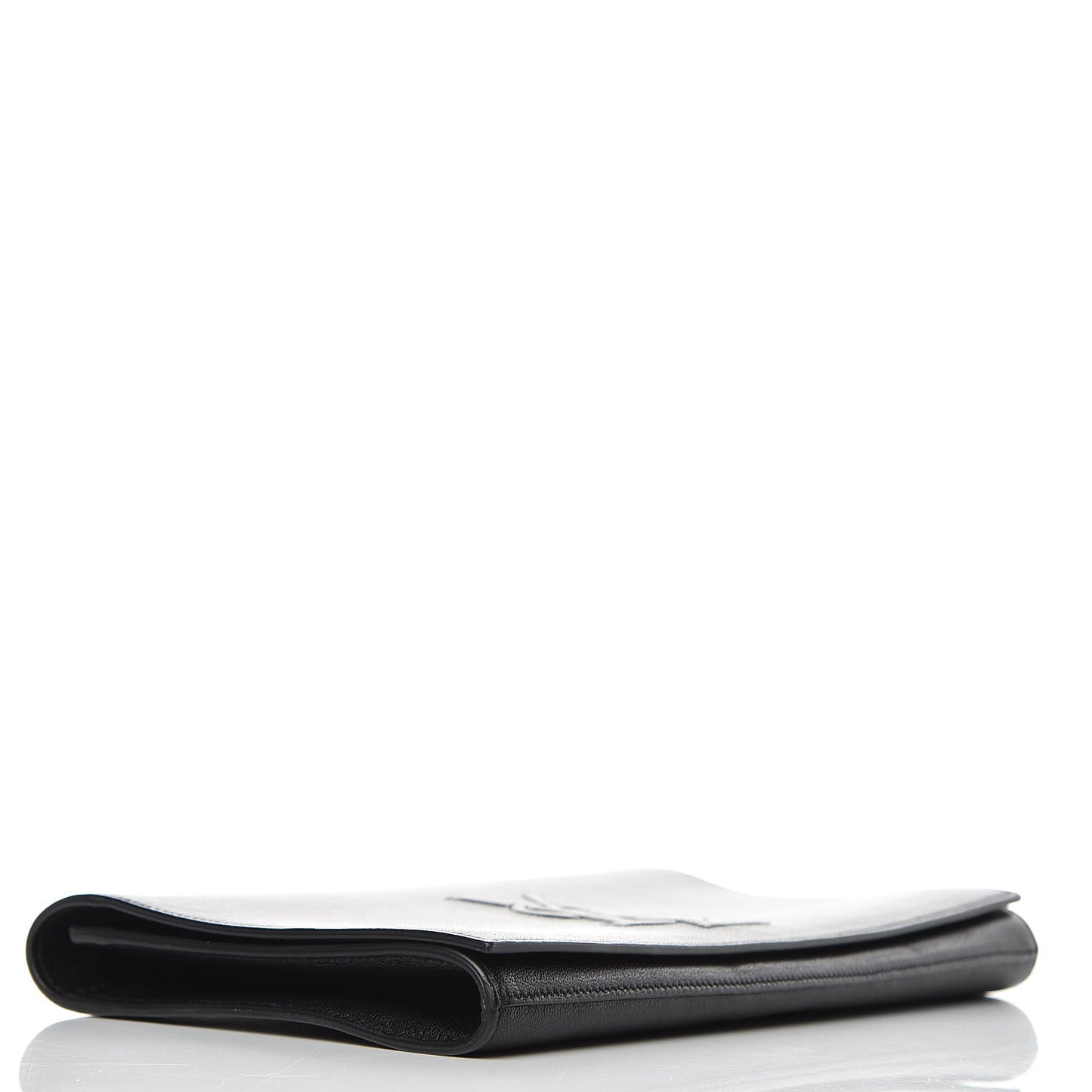 Calfskin Monogram Large Belle De Jour Clutch Black