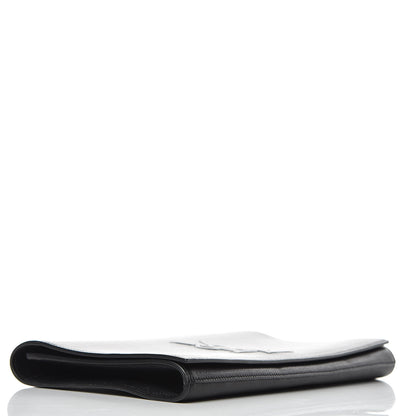 Saint Laurent Calfskin Monogram Large Belle De Jour Clutch Black 4 of 9