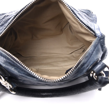 Givenchy Tumbled Sheepskin Small Pandora Navy 4 of 9