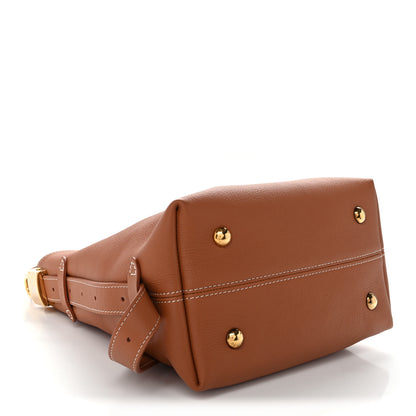 Louis Vuitton Grained Calfskin Low Key Hobo PM Cognac 4 of 9