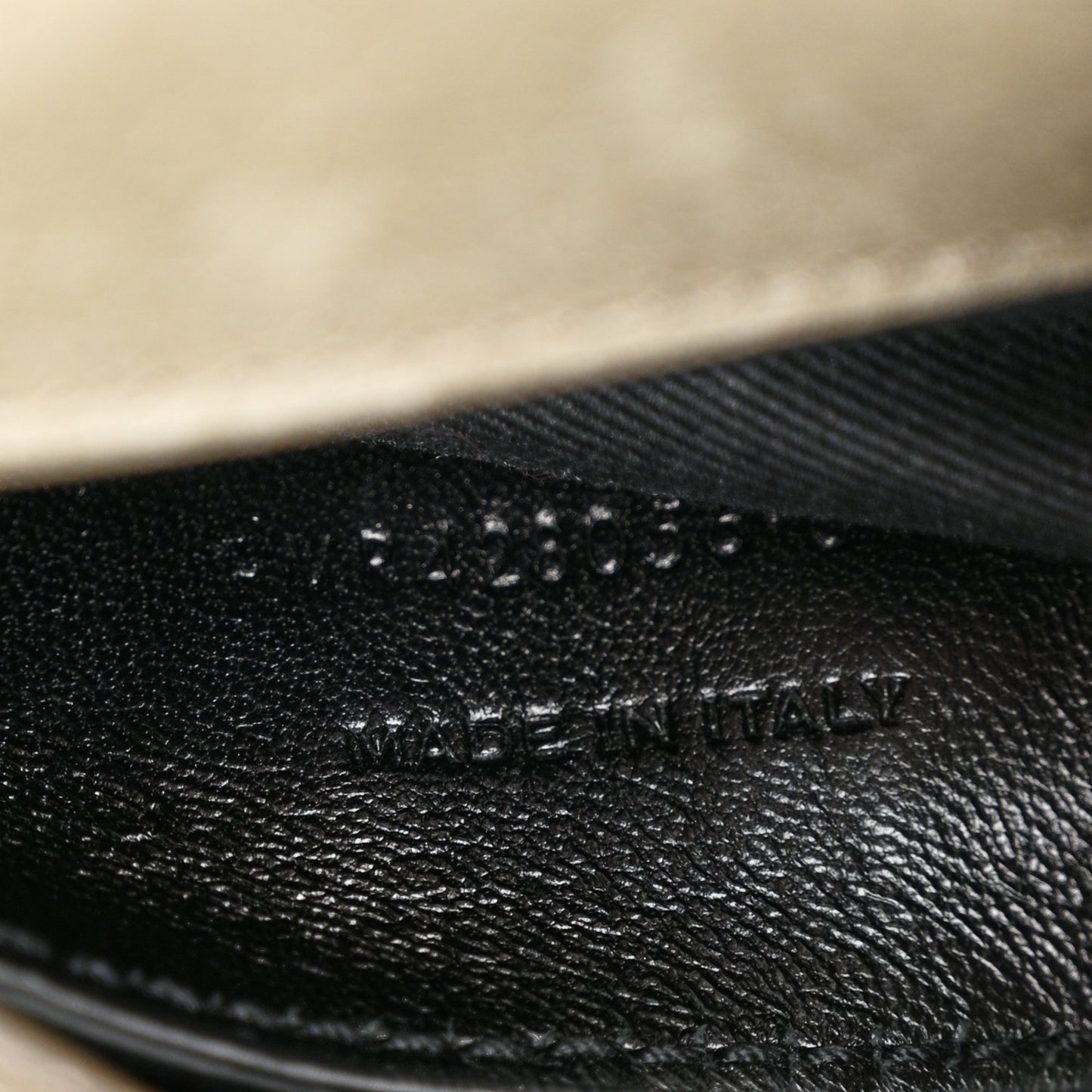 Waxed Calfskin Matelasse Chevron Medium Monogram College Bag Fog Gray