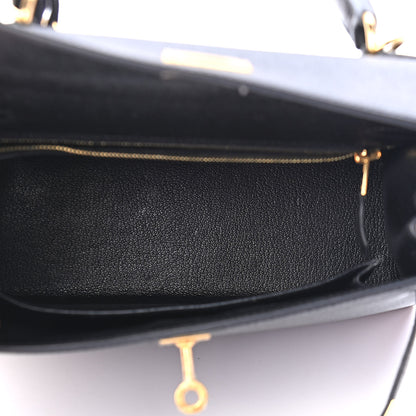 Hermes Epsom Kelly Sellier 25 Black 5 of 11