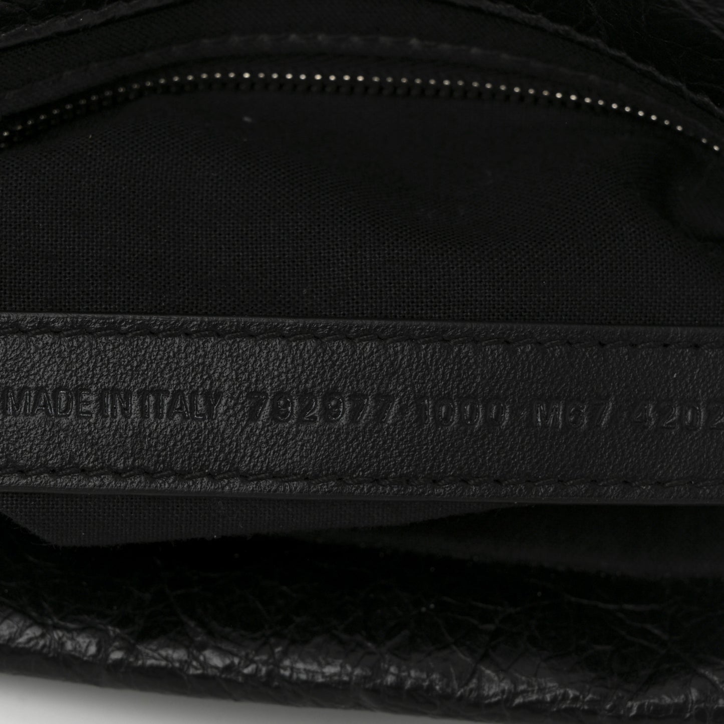 Arena Calfskin Mini Monaco Chain Shoulder Bag Black