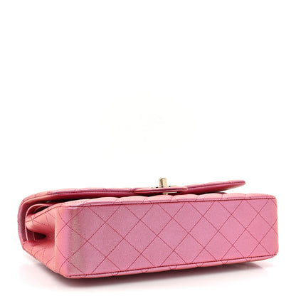 Chanel Iridescent Caviar Quilted Medium Double Flap Pink 4 of 11
