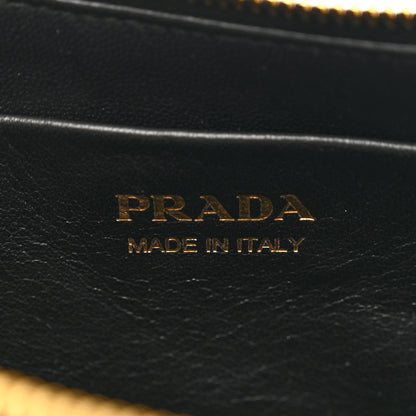 Prada Soft Calfskin Arque Shoulder Bag Black 6 of 9