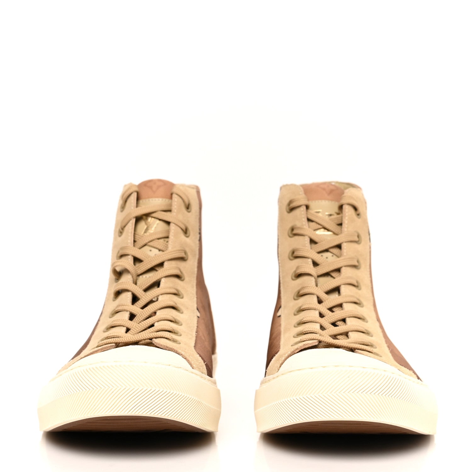 Louis Vuitton Canvas Mens High Top Sneakers 9 2 of 10