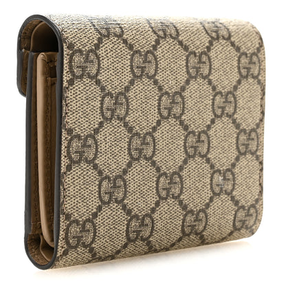 Gucci GG Supreme Monogram Dionysus Card Case Wallet Beige Taupe Beige Taupe 3 of 8