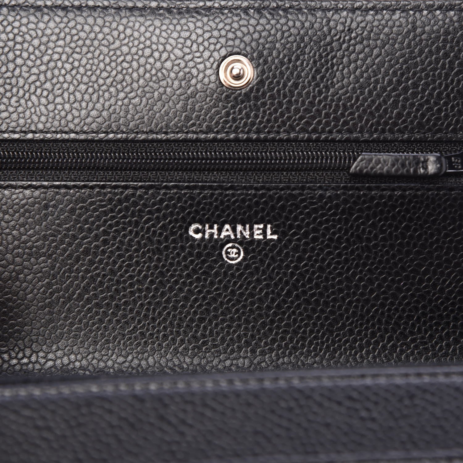 Chanel Caviar Quilted Wallet On Chain WOC Black 6 of 9