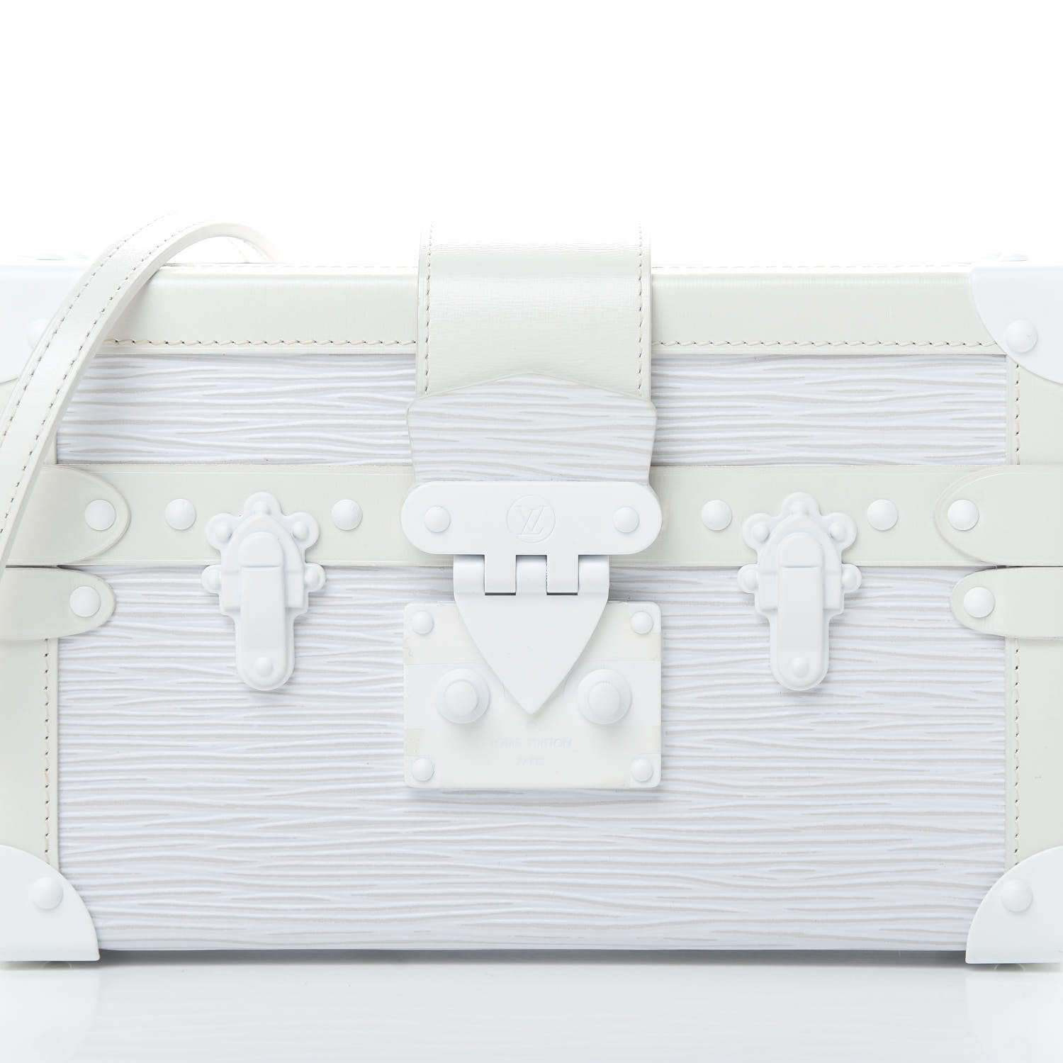 Louis Vuitton Epi Monochrome Petite Malle White 8 of 11