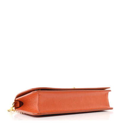 Prada Vitello Move Triangle Logo Miniborse Papaya 4 of 9