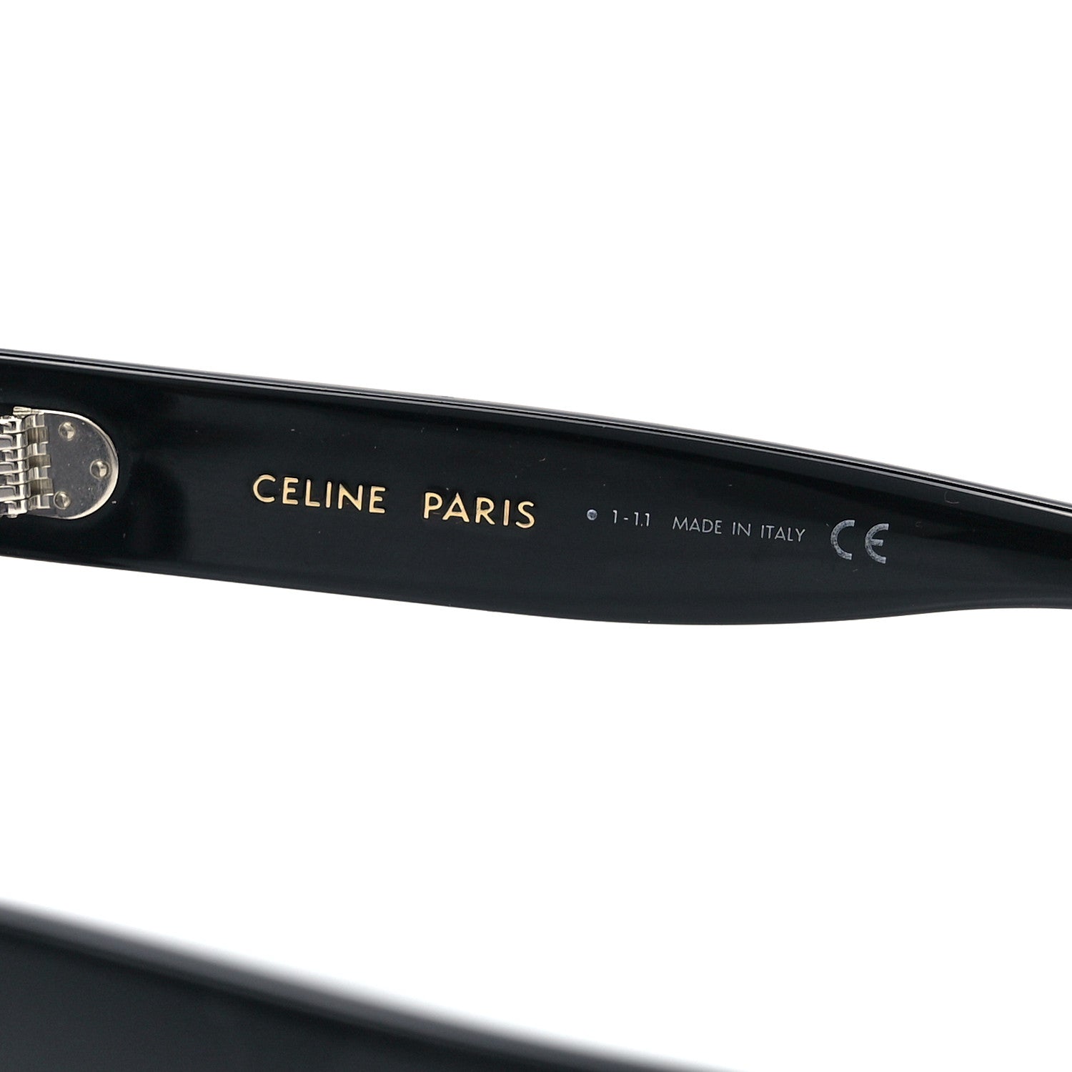 Celine Polarized Sunglasses CL4001IN Black 6 of 7