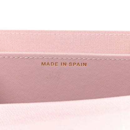 Chanel Caviar Quilted Studded CC Flap Card Holder Light Pink 7 of 9