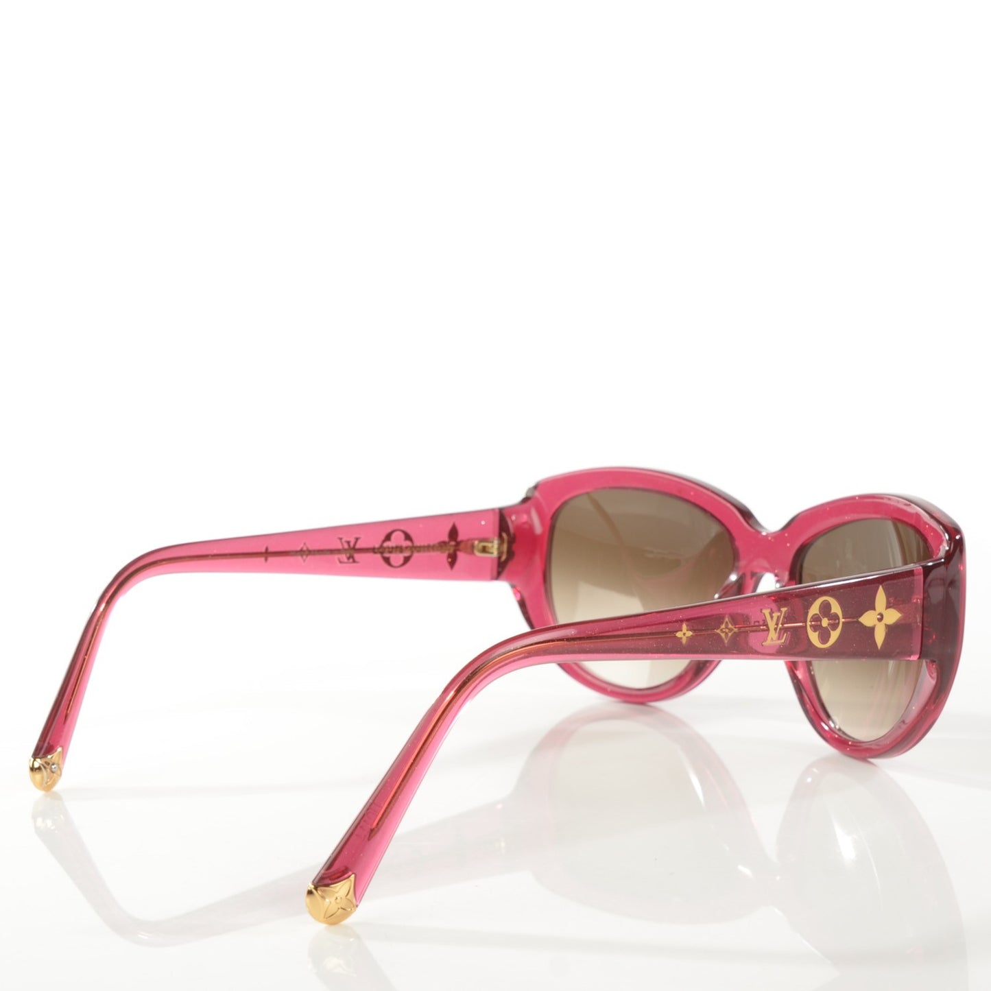 Obsession Cat Eye Sunglasses Z0626W Glitter Fuchsia