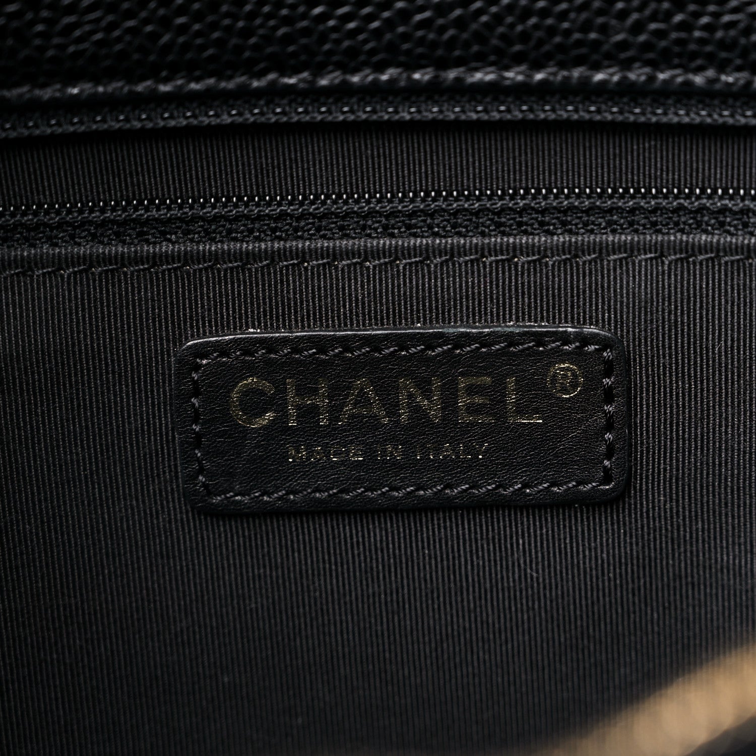 Chanel Caviar Quilted Grand Shopping Tote GST Black 6 of 14