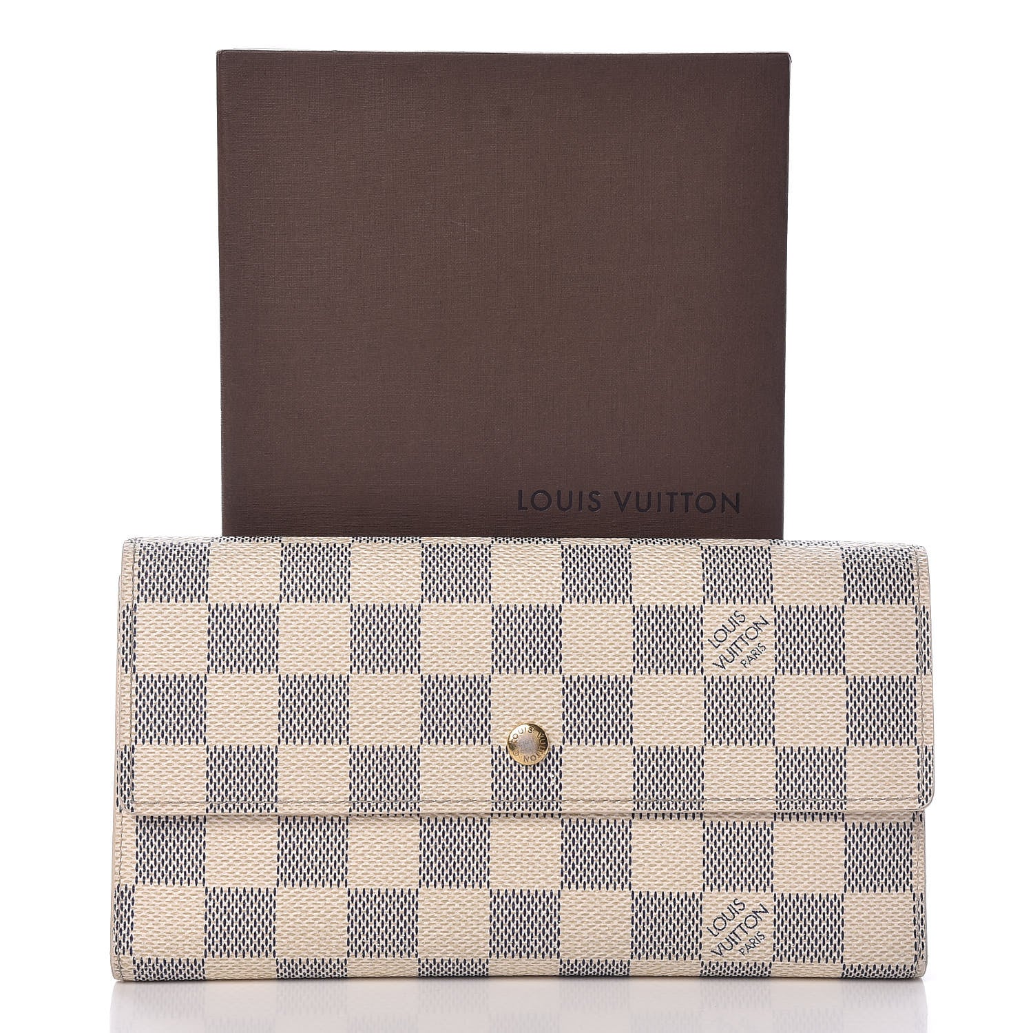 Louis Vuitton Damier Azur Porte Tresor International Wallet 15 of 15