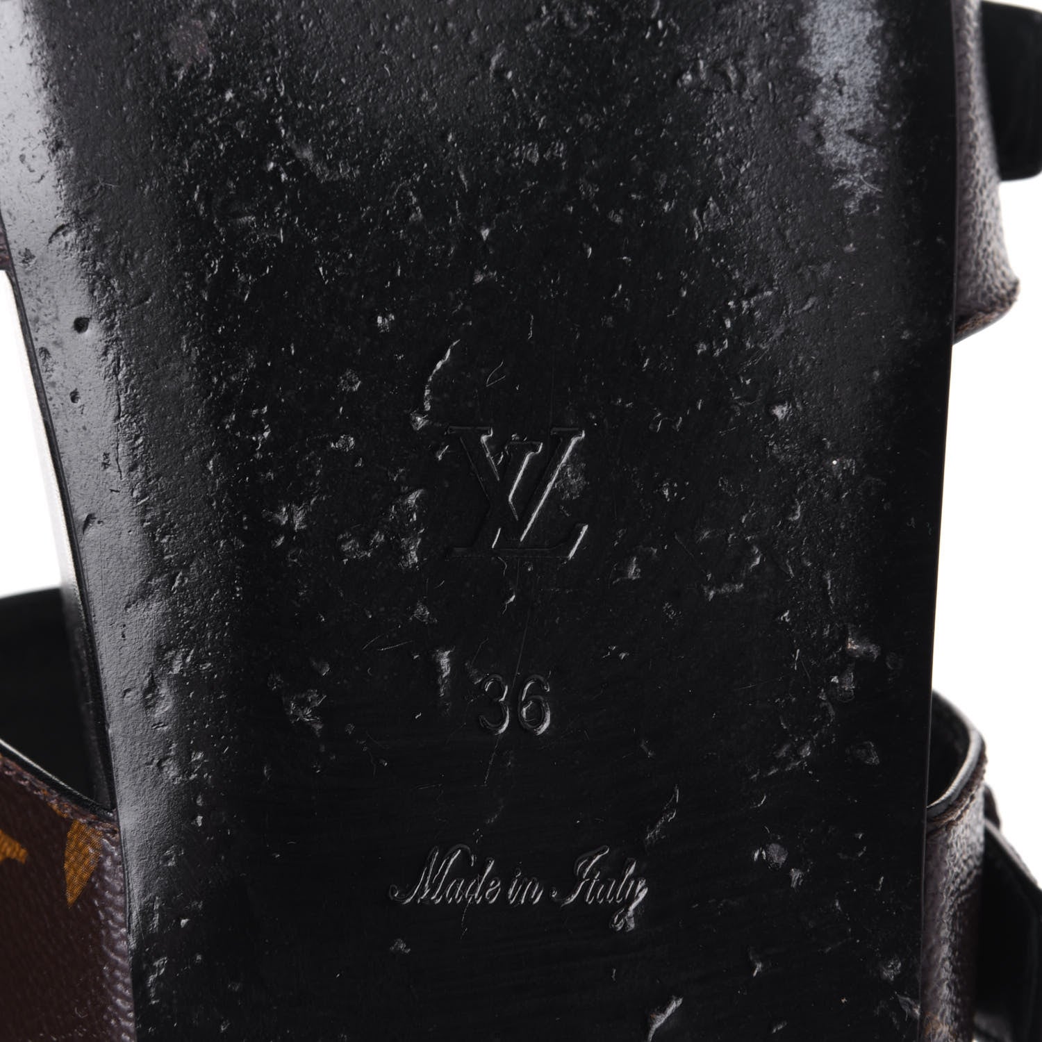 Louis Vuitton Monogram Bom Dia Mule Sandals 36 Black 8 of 10