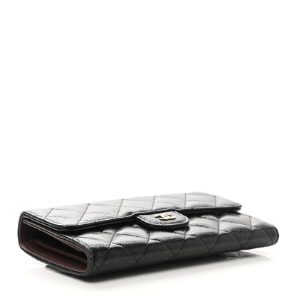 Chanel Caviar Quilted Large Flap Wallet Black 4 of 10