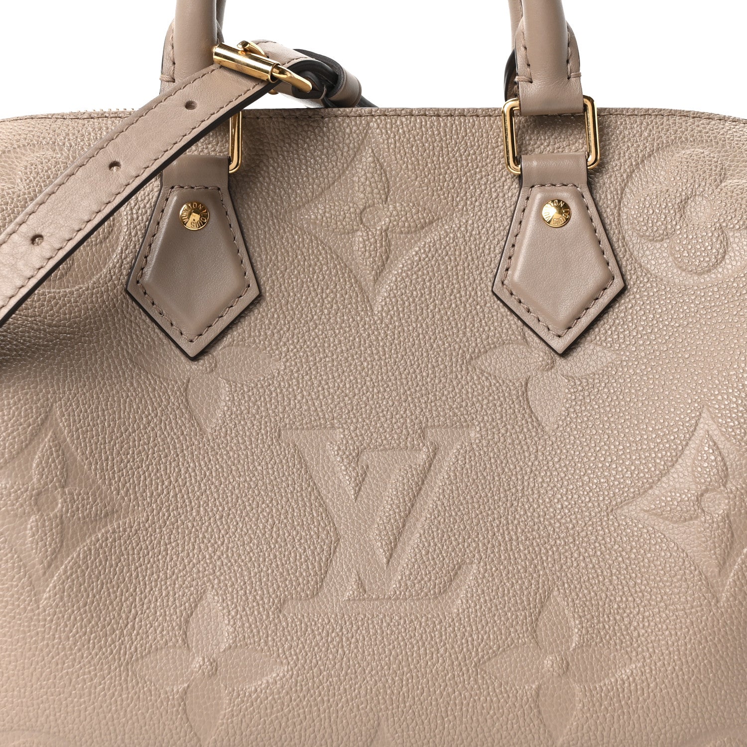 Louis Vuitton Empreinte Monogram Giant Speedy Bandouliere 25 Tourterelle 7 of 9