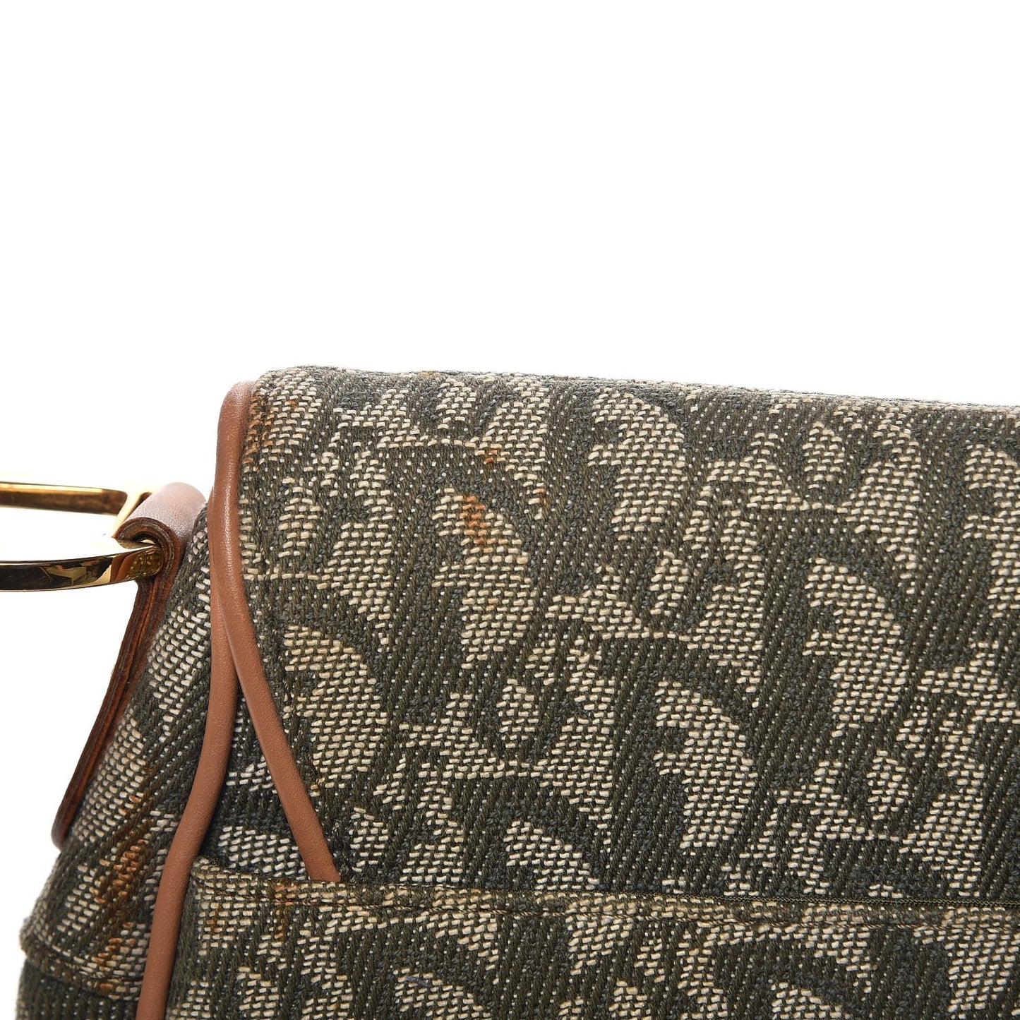 Monogram Double Saddle Bag Green