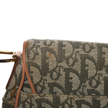 Christian Dior Monogram Double Saddle Bag Green 10 of 13