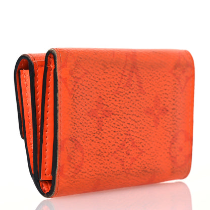 Louis Vuitton Monogram Taiga Discovery Compact Wallet Orange 3 of 14